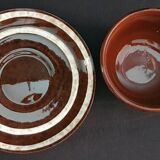 English earthenware cup in "Mary" style, Sarreguemines.