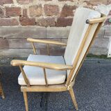 4 armchairs baumann vintage fan 1970