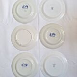 Vintage blue dinner plates