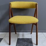 Thomas Harlev chair model 205 for Farstrup in yellow Boucle