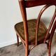 Bistro chair in curved beech and embossed seat