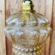 Vintage moulded glass pendant light
