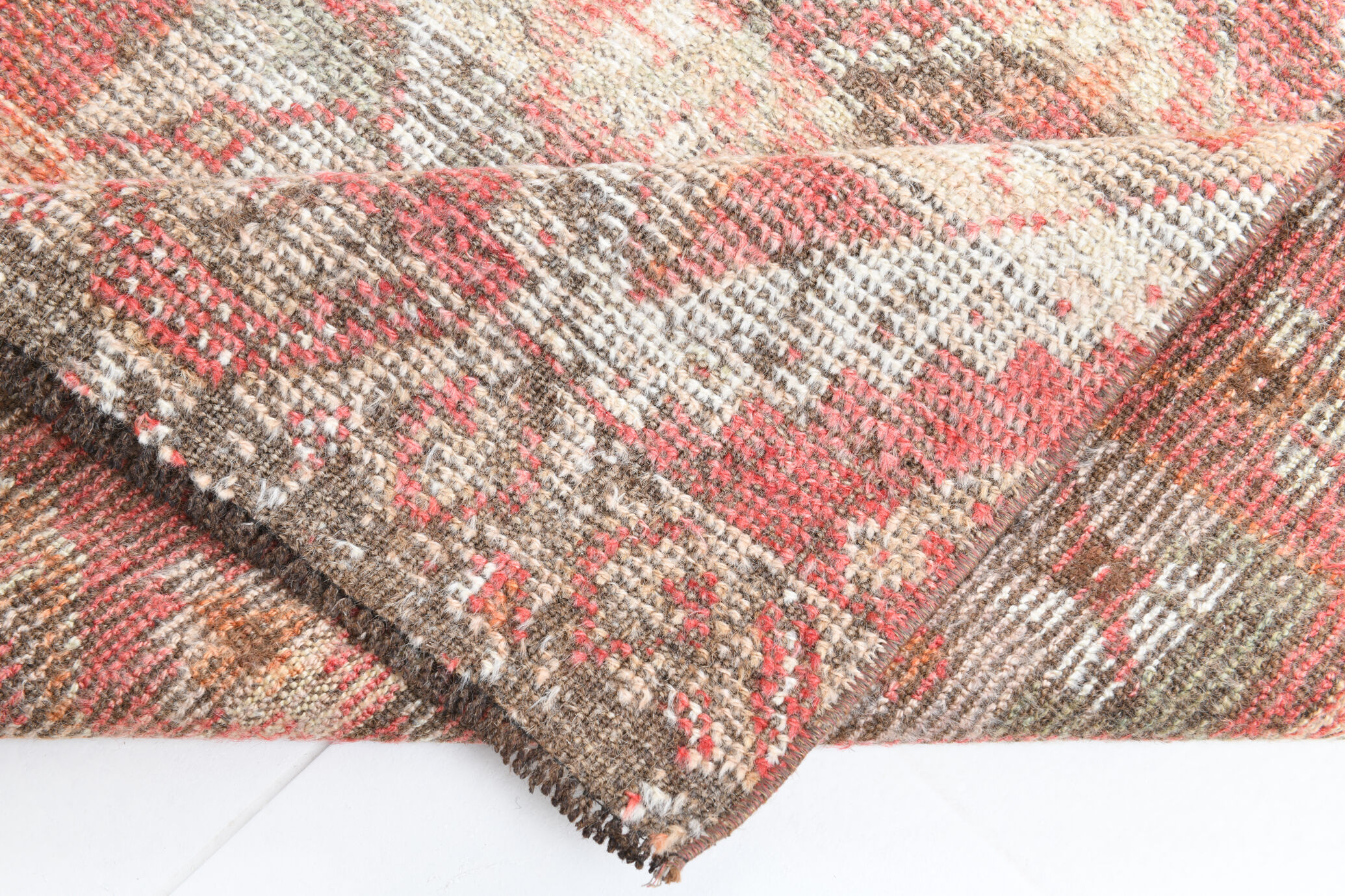 3x10 Geometric Oushak Runner Rug