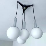 Lampe à suspension italienne du milieu du siècle de l'ère spatiale