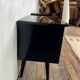 Paire de table de chevets vintage bicolores – pieds compas