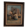 Peinture à l'huile sur figurines de table livourne première moitié du 20ème
