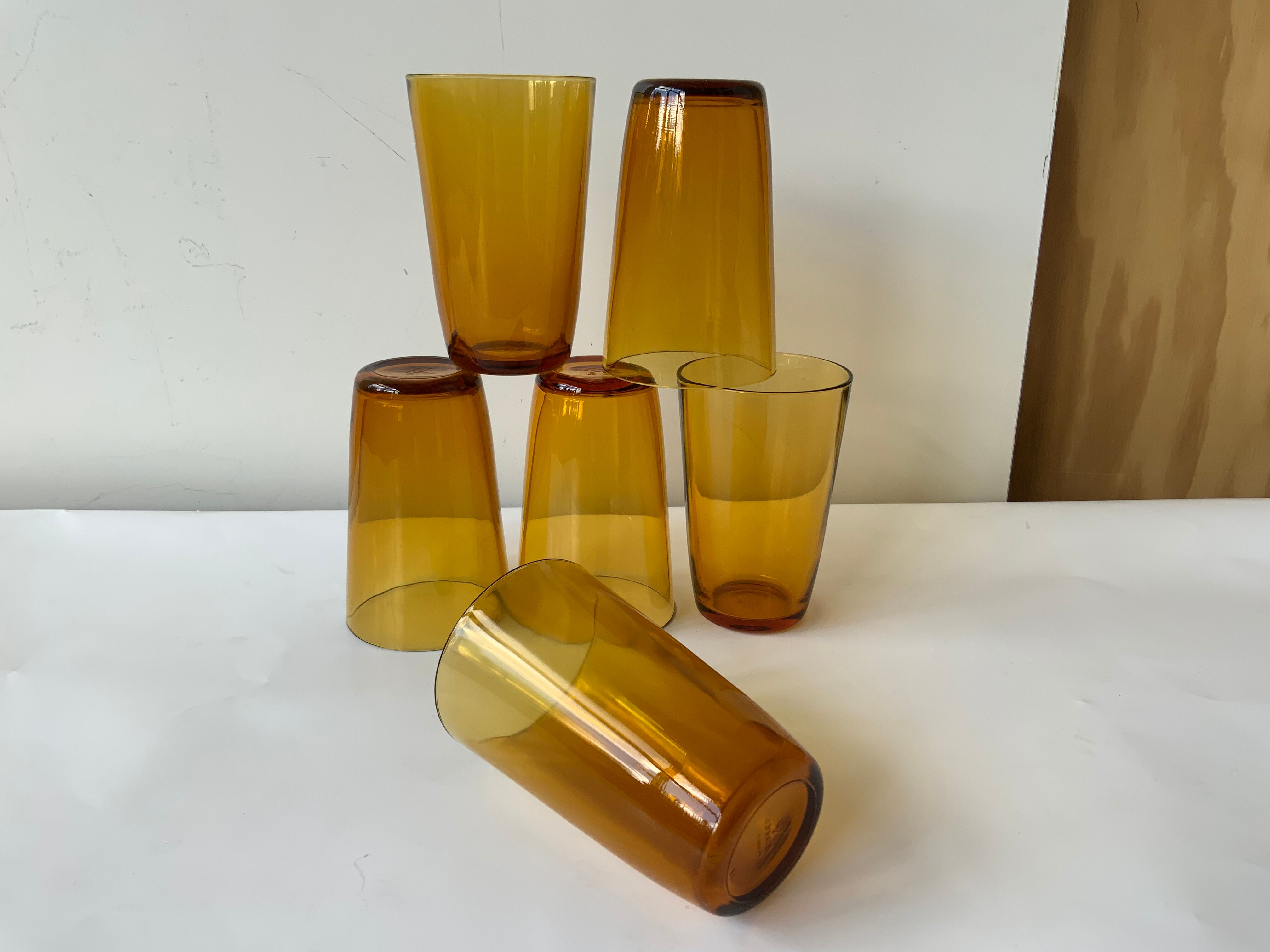 Verres ambrés