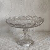 Old glass compotier