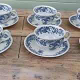 6 tea cups and saucers