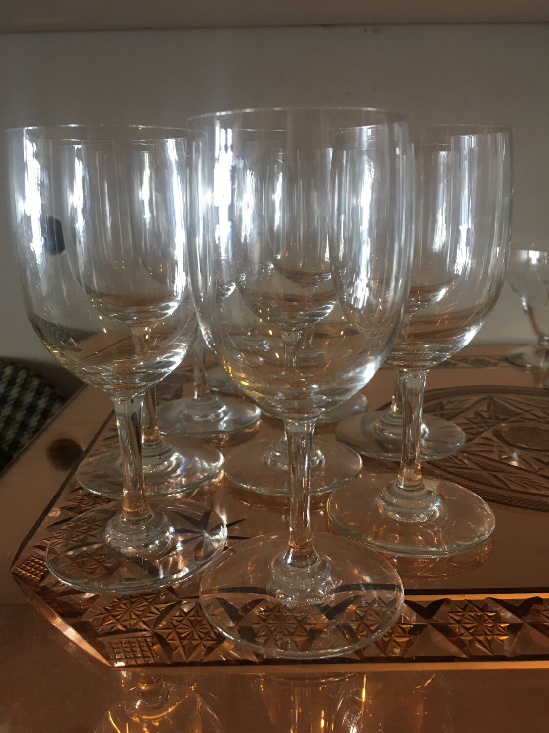 Verres en cristal de Baccarat