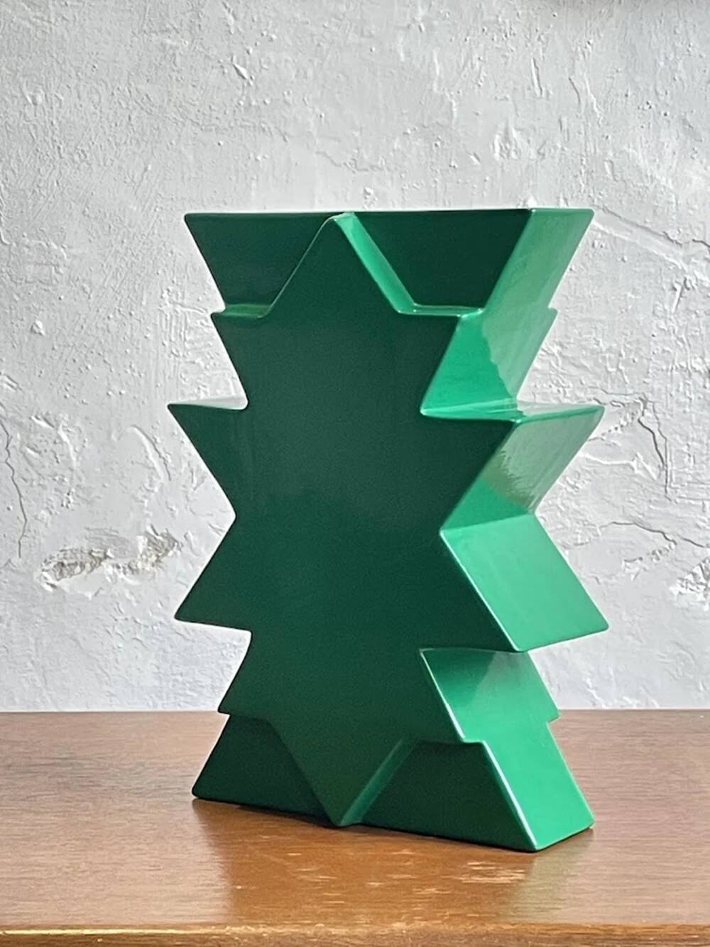 Ceramic vase in Memphis style "Ilios" by Florio Keramia from the 1990s.