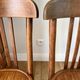 Set of 5 baumann bistro chairs in bent wood stamped xxth