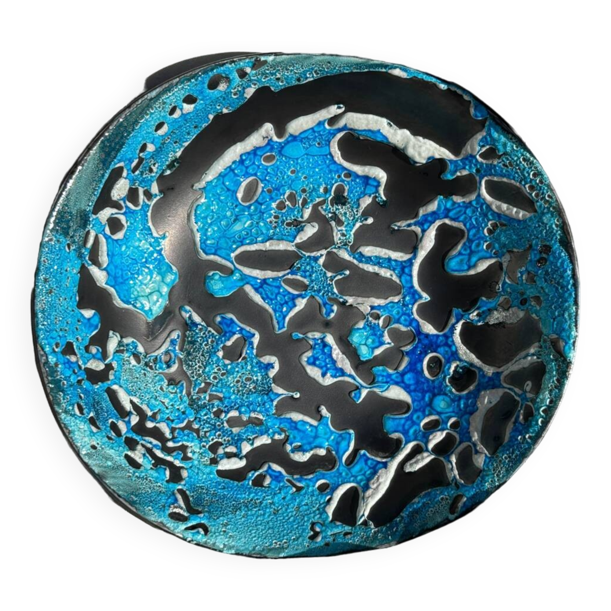 Fat Lava Glazed Ceramic Cup