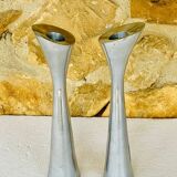 Scandinavian pair of candlesticks by Broste, Copenhagen circa 1970/1980.