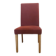 Lot 4 chaises bo concept velours rouge