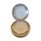 10 hollow plates Faïence Givors1930