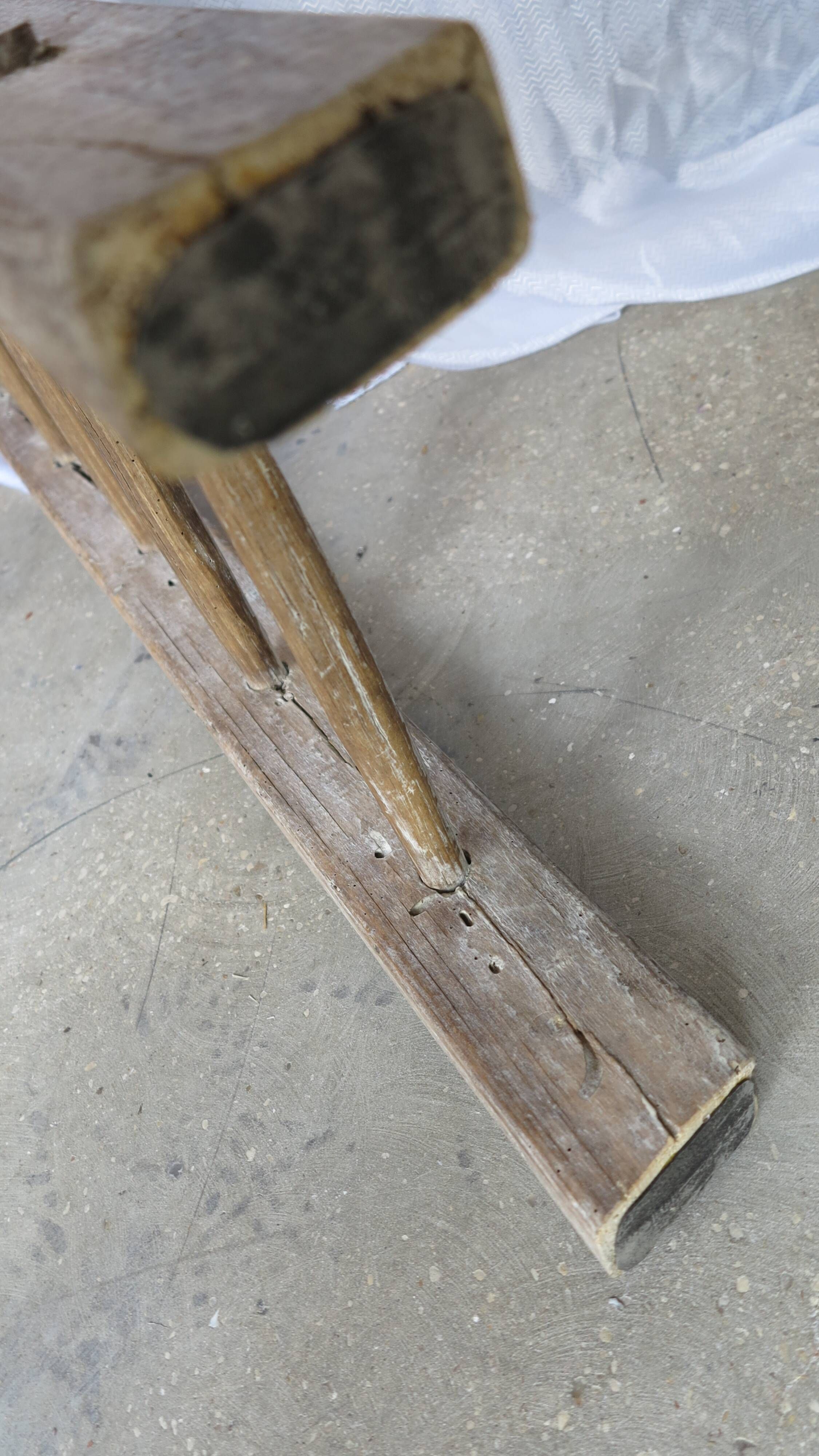 decorative rustic ladder