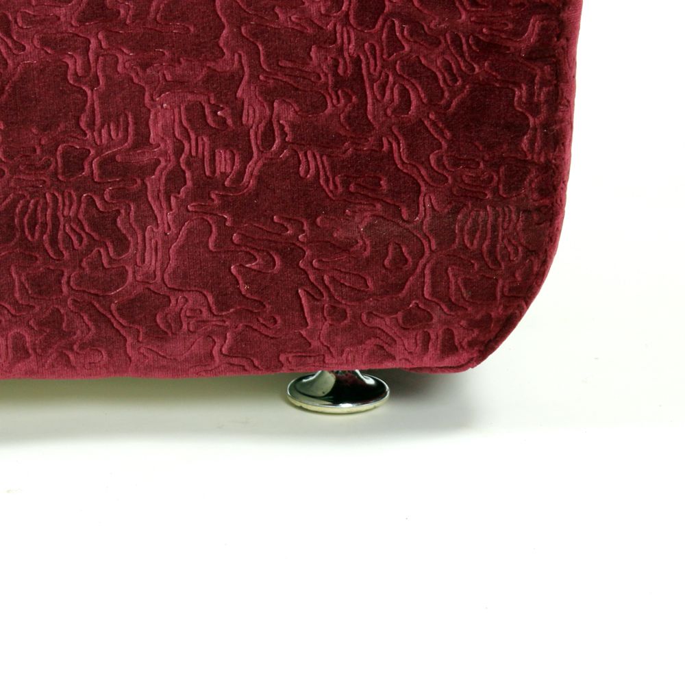 Midcentury Ivan Matusik Velour Lounge Chair From Hotel Kyjev, Czechoslovakia 1970s