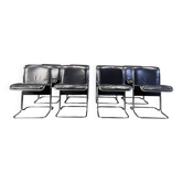 Set of 8 Calla chairs by Antonio Ari Colombo dining chairs, 1970s