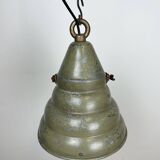 Green Industrial Aluminium Hanging Lamp, 1970s