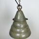 Green Industrial Aluminium Hanging Lamp, 1970s