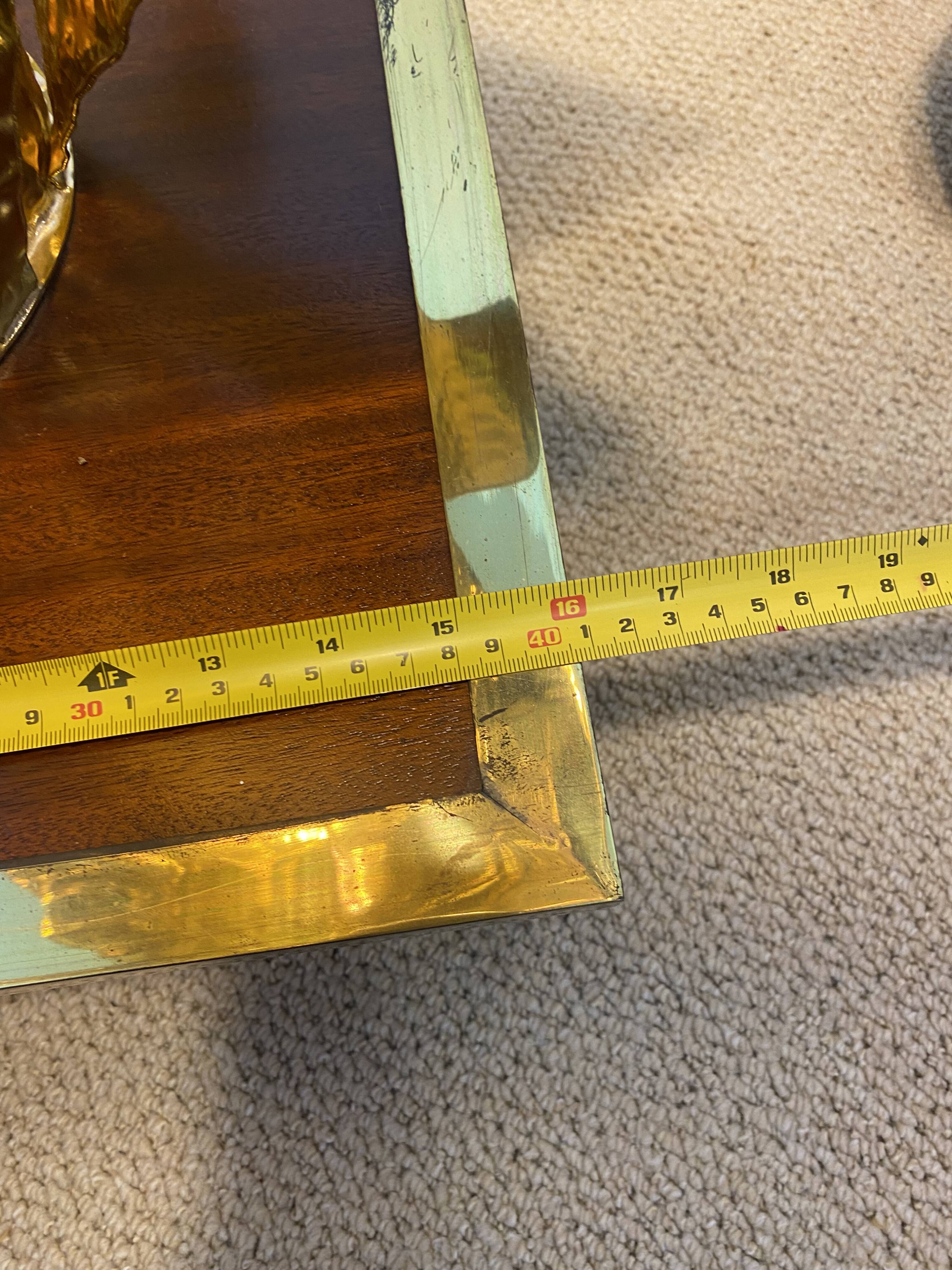 Brass Palm Tree Floor Lamp 1970s Hollywood Regency Vintage Maison Jansen