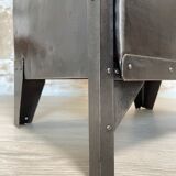 Industrial metal locker room