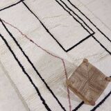 Handmade moroccan berber rug 260 x 150 cm
