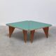 Unique pair of triangular coffee tables, 1960s