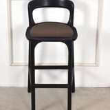 Burnt wood counter stools
