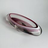 Glass  bowl Chribska Sklarna, Czechoslovakia, 1960s