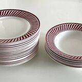 Assiettes Digoin Sarreguemines