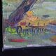 Rural landscape painting HST signed and framed