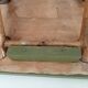 Tabouret pliant vintage en bois et bambou