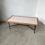 50s tiled coffee table