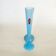 Vase soliflore en opaline italienne bleue