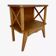 Chevet en bois clair, avec croisillons, vers 1960