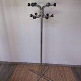 Vintage 1960s chrome parrot coat rack