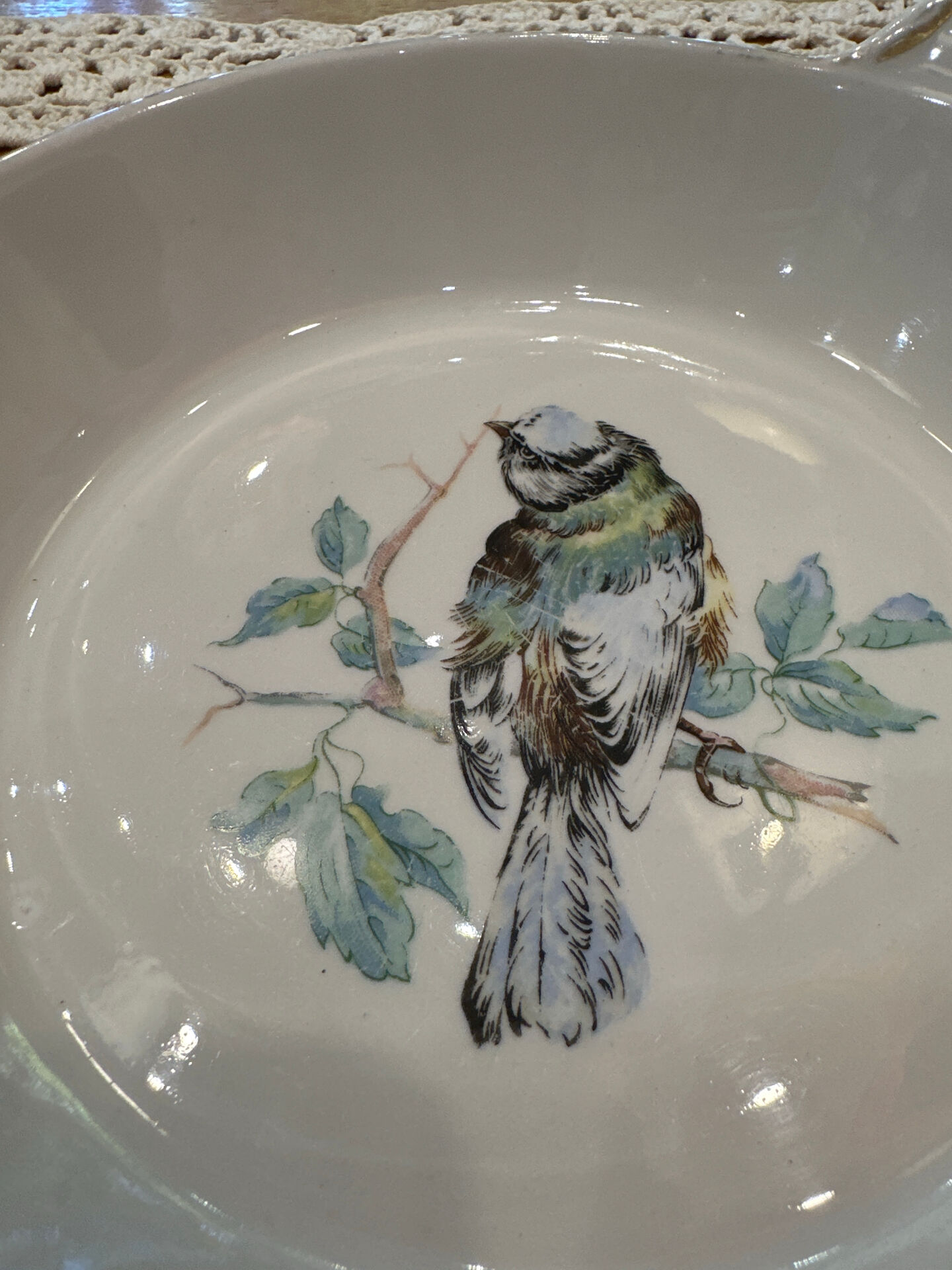 Plat Pillivuyt becs et plumes