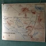 Geographic vintage - black Africa map