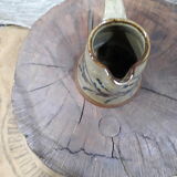 Hand-decorated and signed berry earthen pitcher