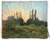 Large oil on canvas "Country Scene", signed L. Jouenne