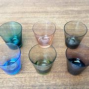 Coloured Shot Glasses German Mid-Century, 1960s, Set of 6