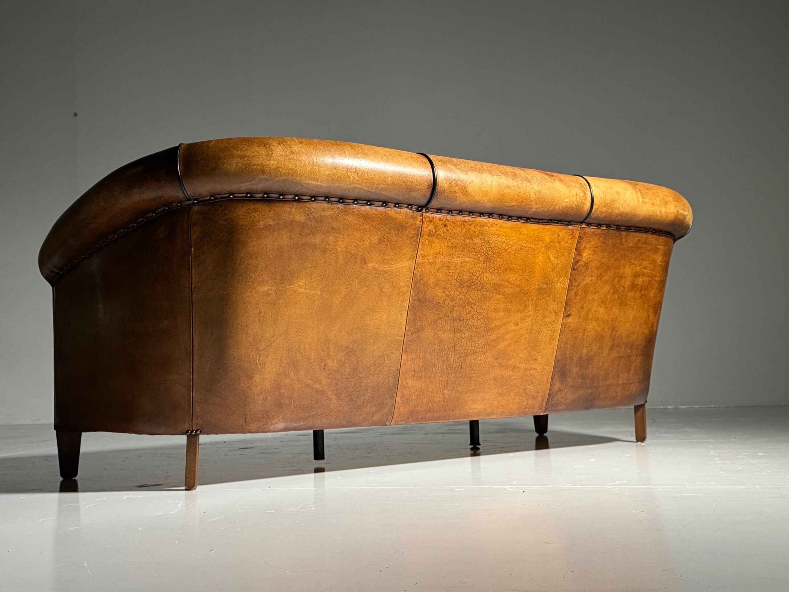 Sheepskin 3-seater classic sofa