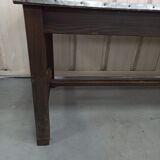 181 cm - Patinated spacer farm table
