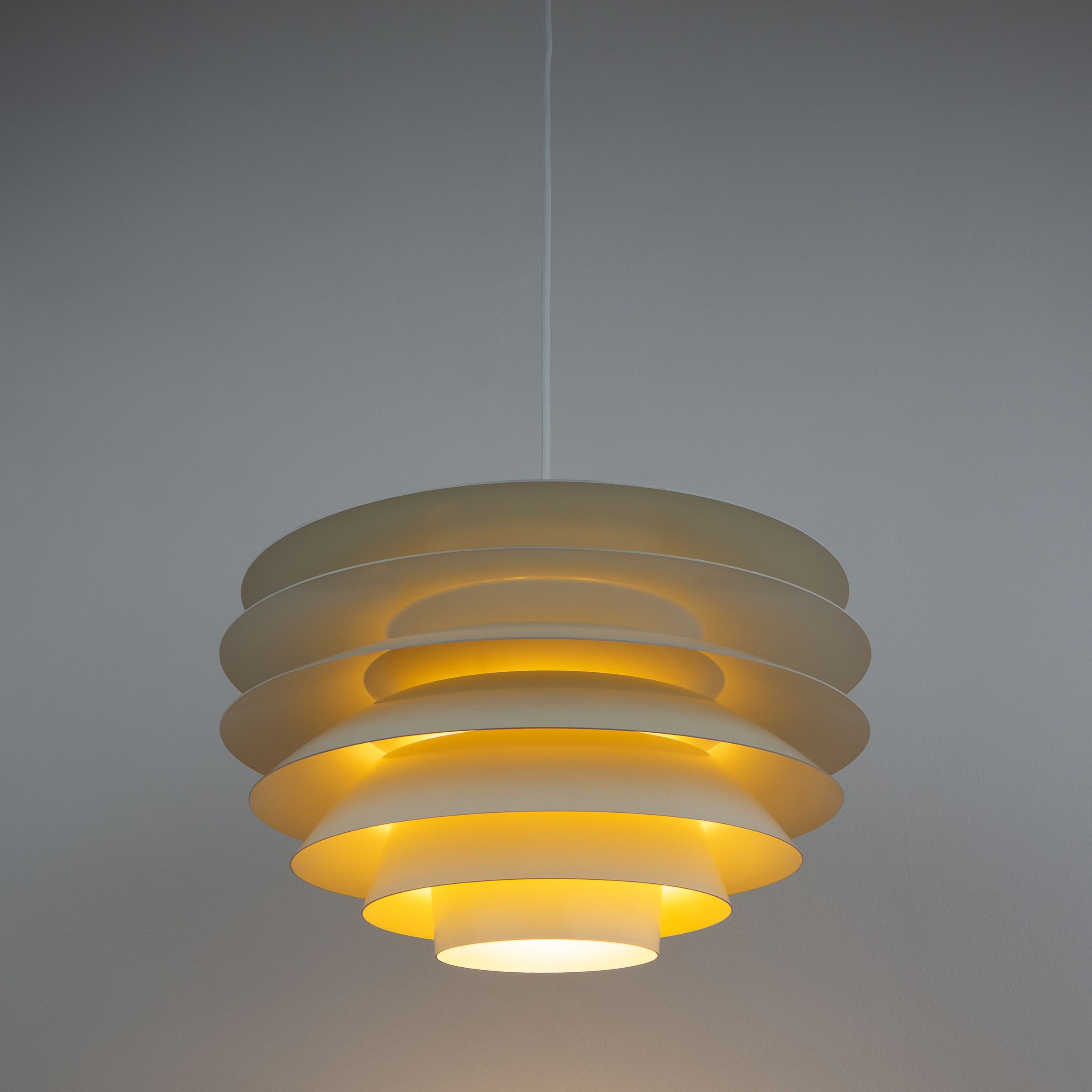 Danish vintage pendant lamp Verona by Svend Middelboe, Nordisk Solar, 1962