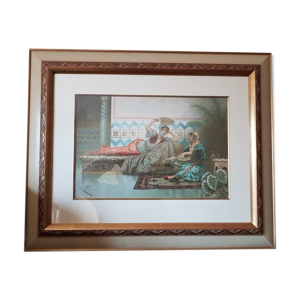 Gravure au burin et eau forte Taurel