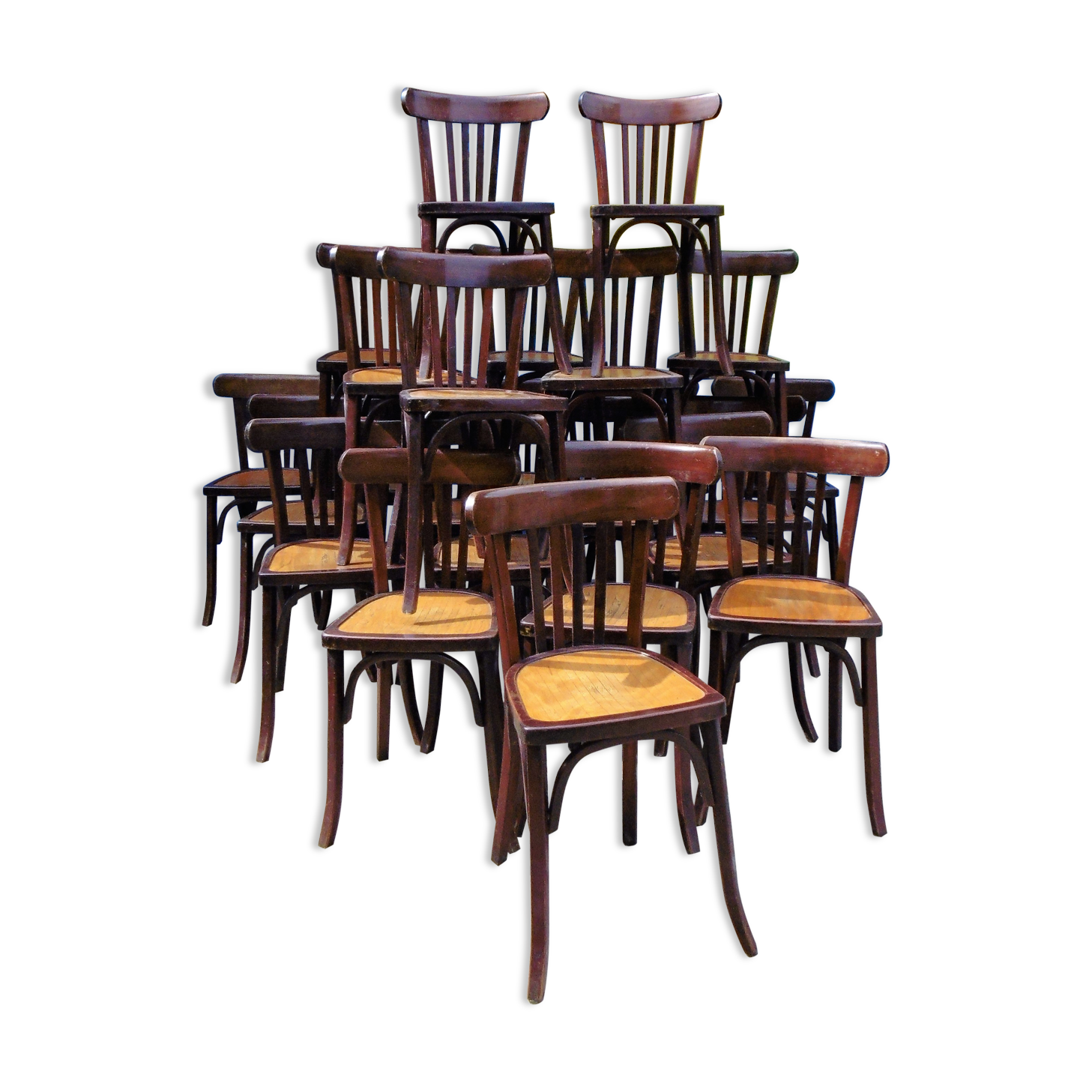 Set of 24 Luterma bistro chairs