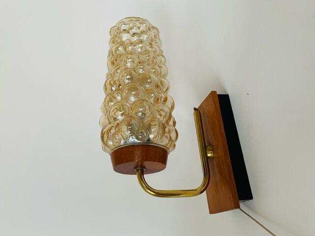 Bubble glass wall lamp, 60s