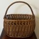Vintage 1950s wicker basket